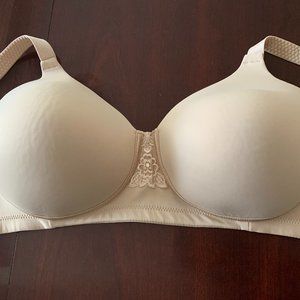Vanity Fair Full Figure Wireless Bra 38D Beige 71380
